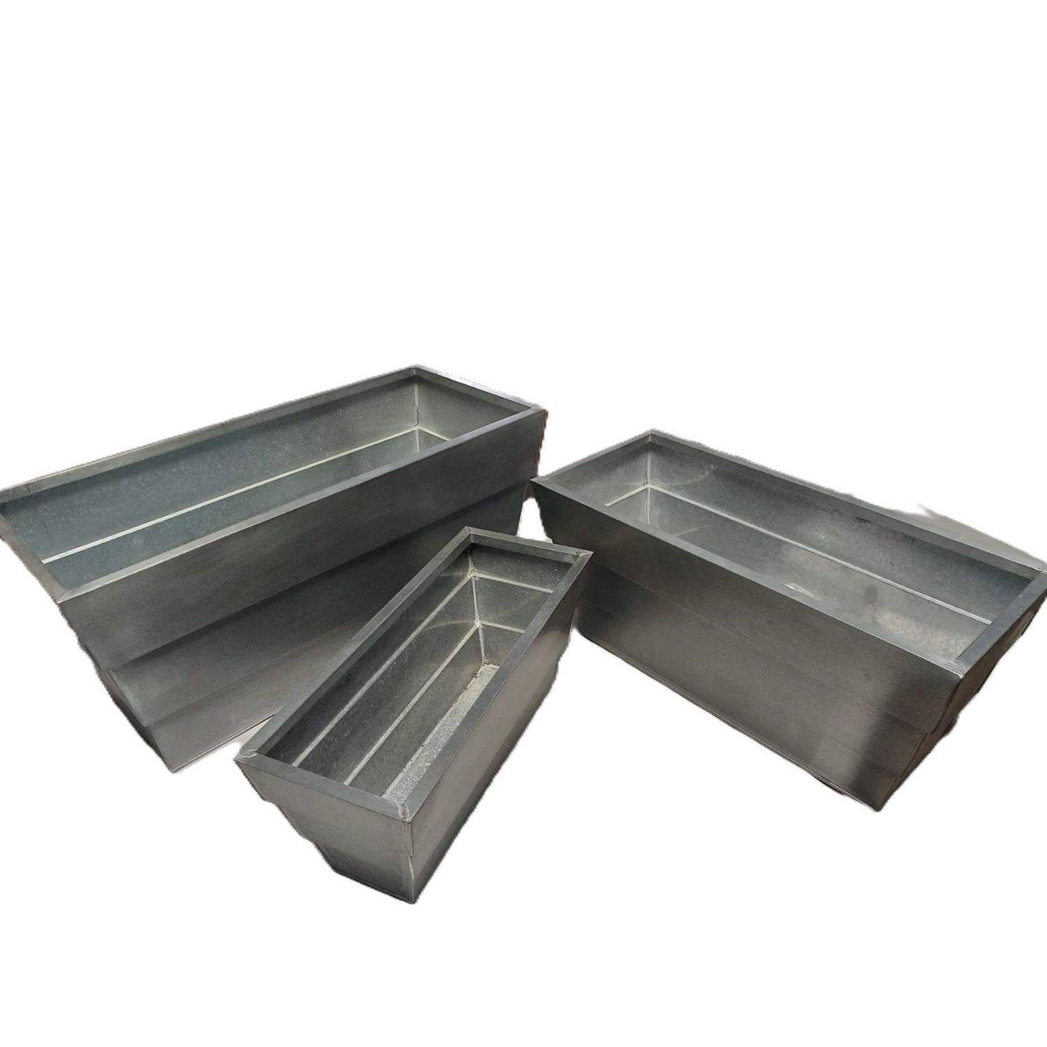 3 JARDINERAS ALARGADAS 65*30*31 - 55*24*25....
